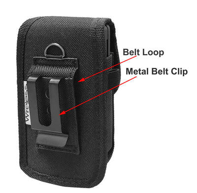 CAT S22 Flip Phone Nylon Pouch with Belt Clip